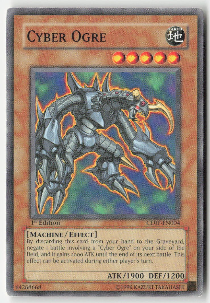 Cyber Ogre CDIP-EN004 1st Edition Common Moderately Played