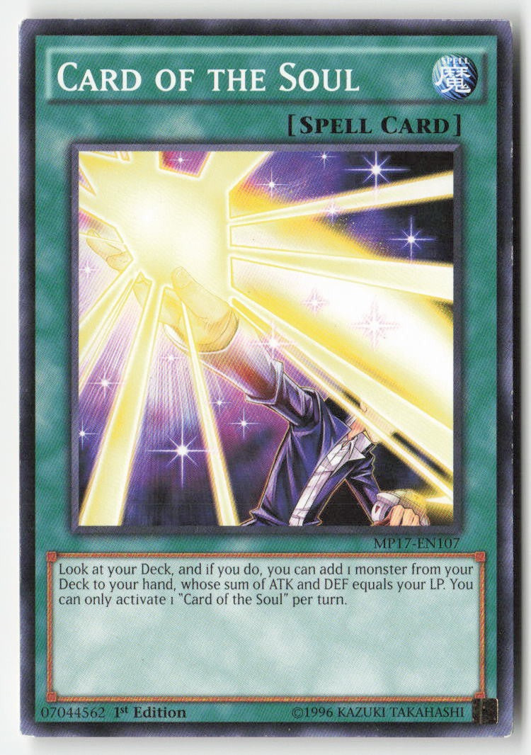 Card of the Soul MP17-EN107 1st Edition Common Moderately Played