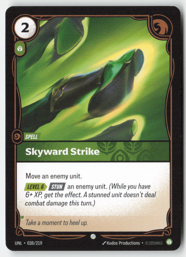 Skyward Strike #038/219 - Unleashed - Riftbound - Common - Lightly Played