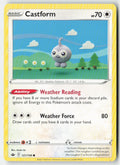 Castform 121/198 Regular Chilling Reign Moderately Played