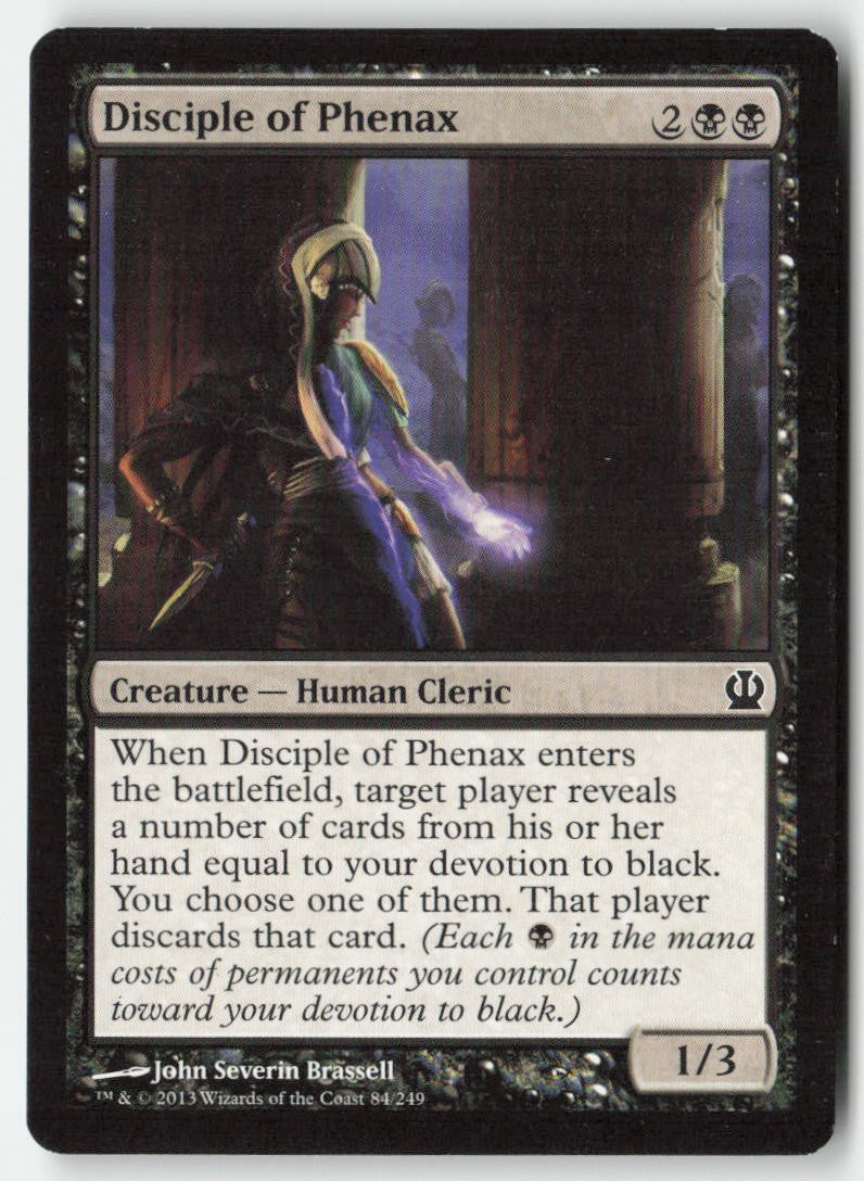 Disciple of Phenax THS 84 Common Moderately Played