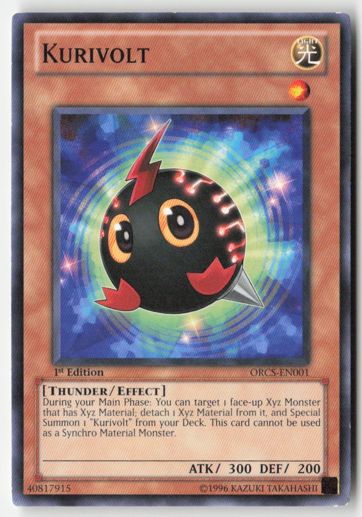 Kurivolt ORCS-EN001 1st Edition Common Moderately Played, Front