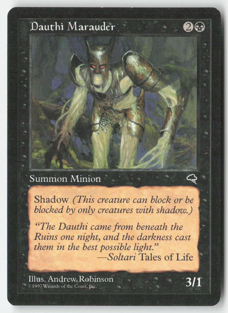 Dauthi Marauder TMP 123 Common Moderately Played