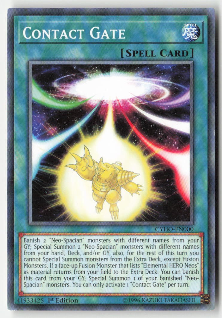 Contact Gate CYHO-EN000 1st Edition Common Moderately Played