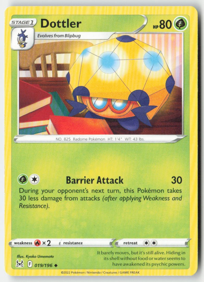 Dottler 019/196 Regular Lost Origin Moderately Played