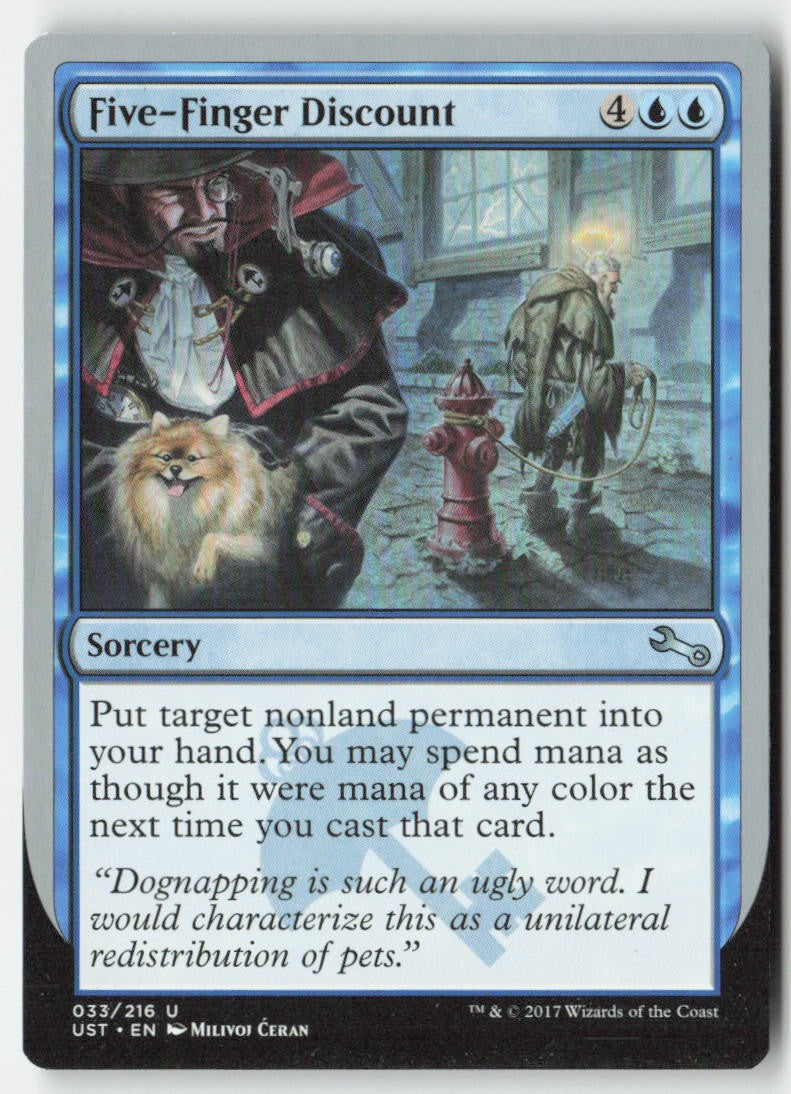 Five-Finger Discount UST 33 Uncommon Moderately Played