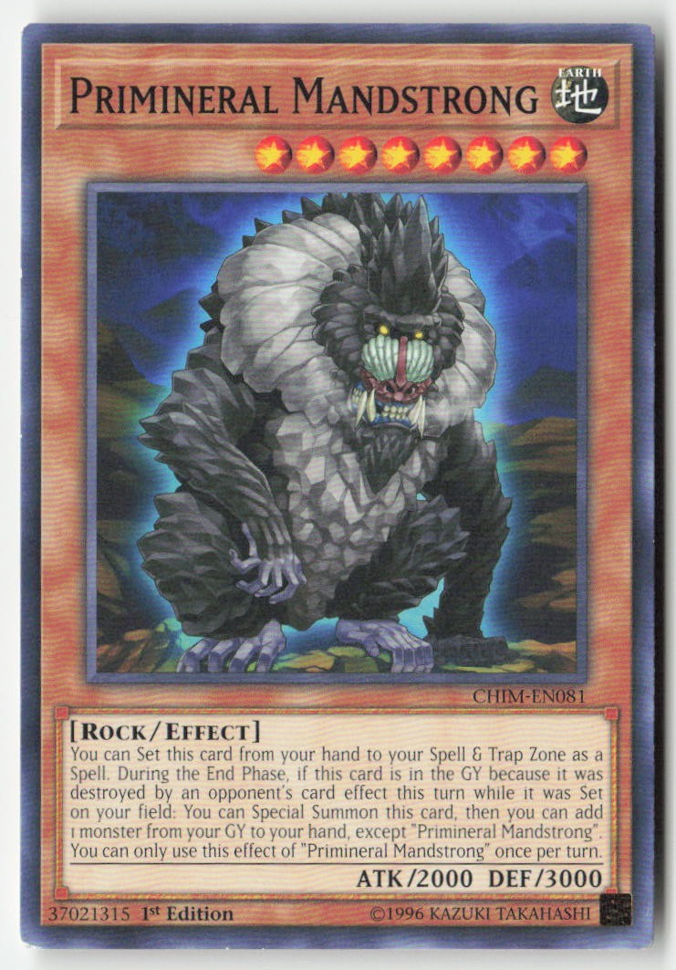 Primineral Mandstrong CHIM-EN081 1st Edition Common Moderately Played