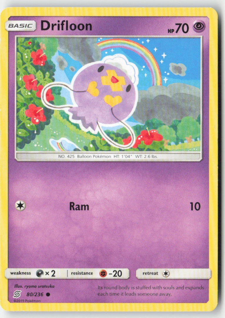 Drifloon 80/236 Regular Unified Minds Moderately Played