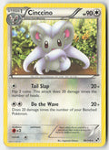 Cinccino 89/114 Regular Black & White Moderately Played