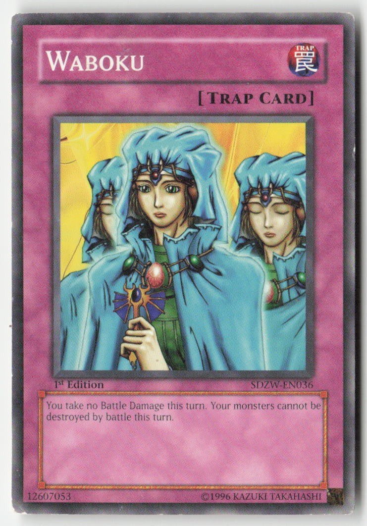 Waboku SDZW-EN036 1st Edition Common Moderately Played