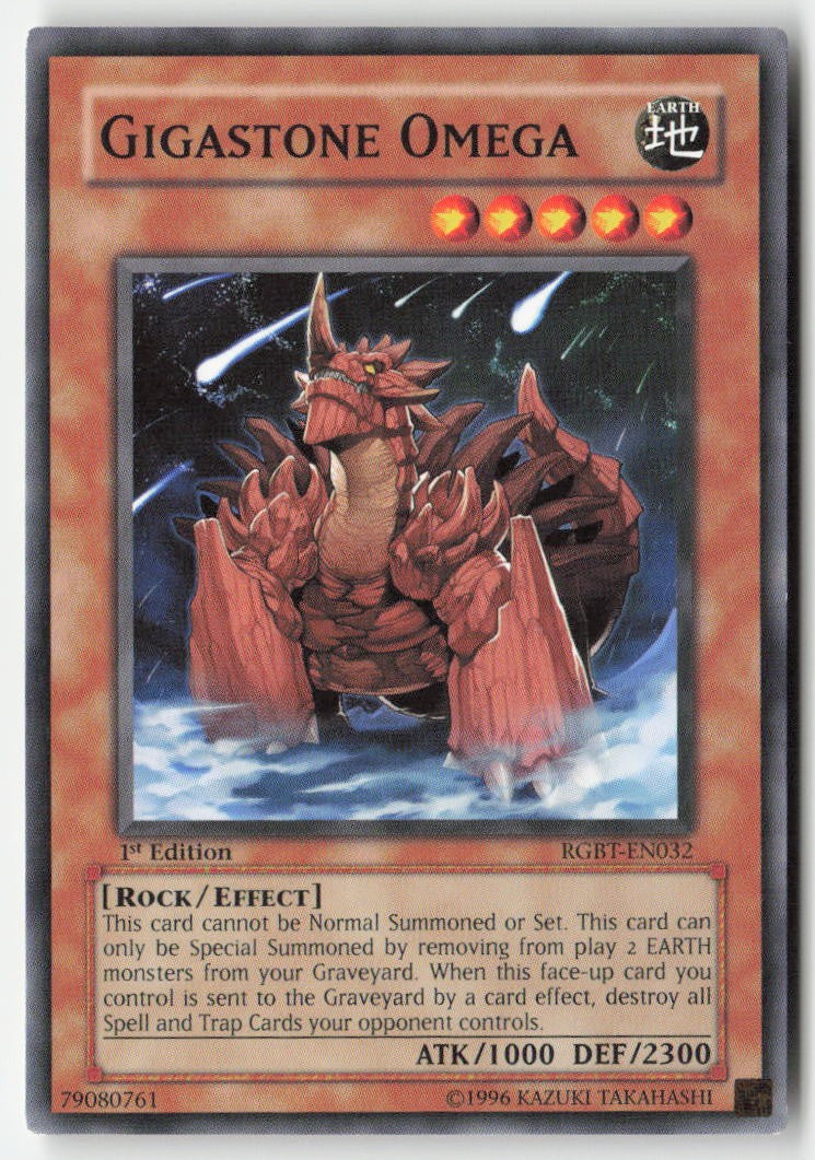 Gigastone Omega RGBT-EN032 1st Edition Common Moderately Played