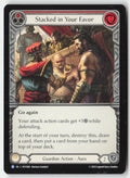 Stacked in Your Favor (Red) #HVY068 - Heavy Hitters - Flesh and Blood - Rare - Near Mint