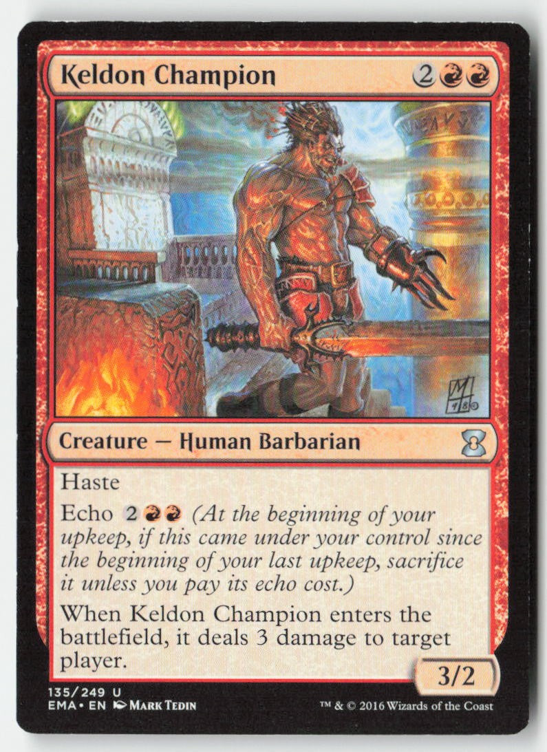 Keldon Champion EMA 135 Uncommon Moderately Played