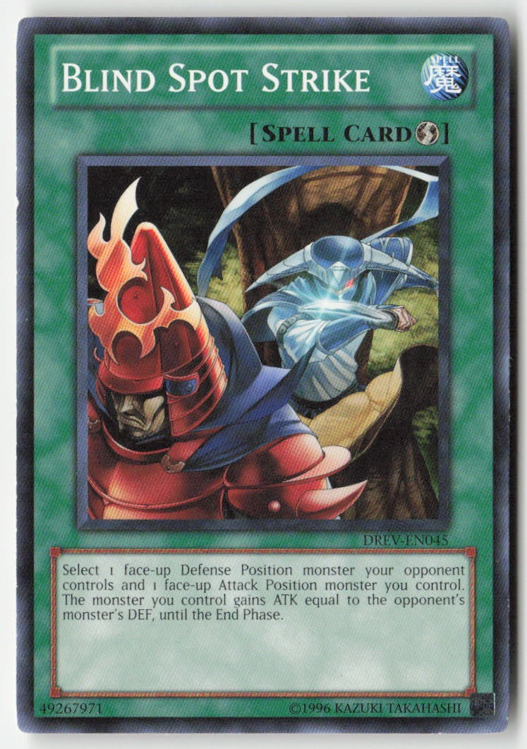 Blind Spot Strike DREV-EN045 Unlimited Common Moderately Played