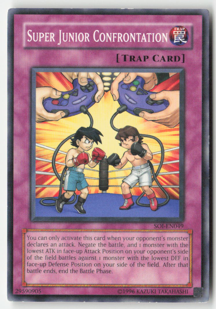 Super Junior Confrontation SOI-EN049 Unlimited Common Moderately Played, Front