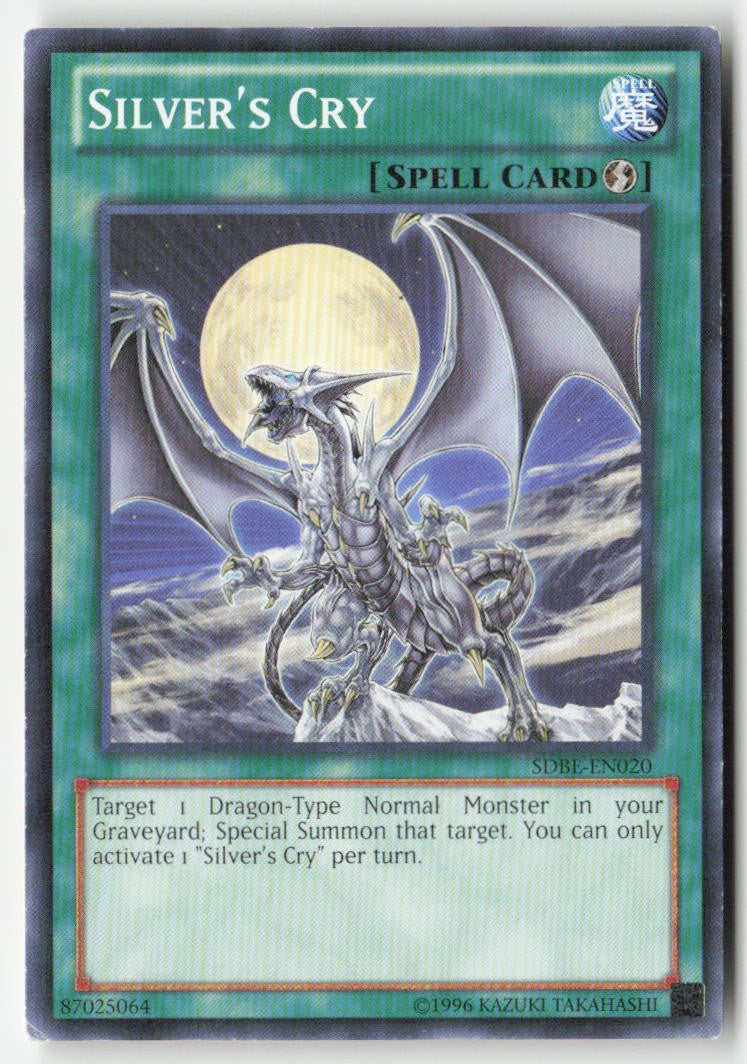 Silver's Cry SDBE-EN020 Unlimited Common Moderately Played