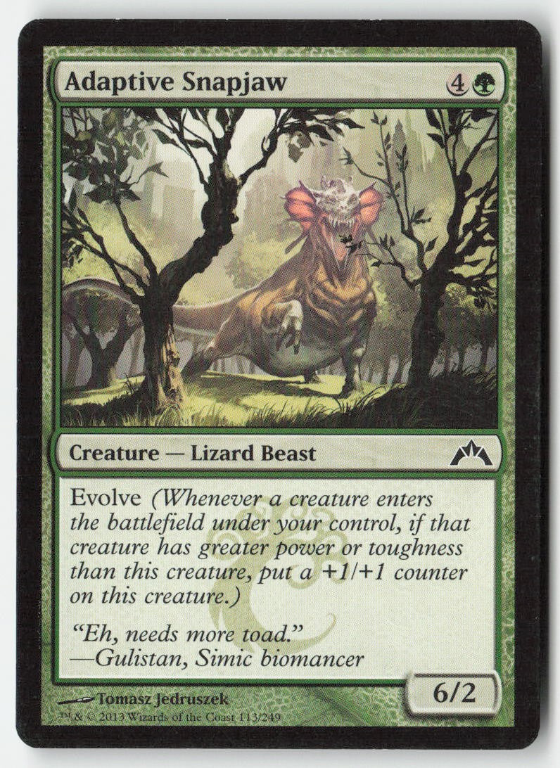 Adaptive Snapjaw GTC 113 Common Moderately Played