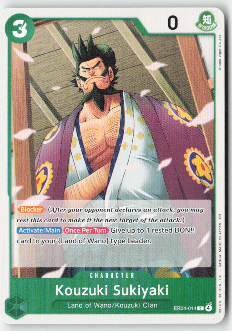Kouzuki Sukiyaki (OP14 Reprint) EB04-014 Normal Common Lightly Played