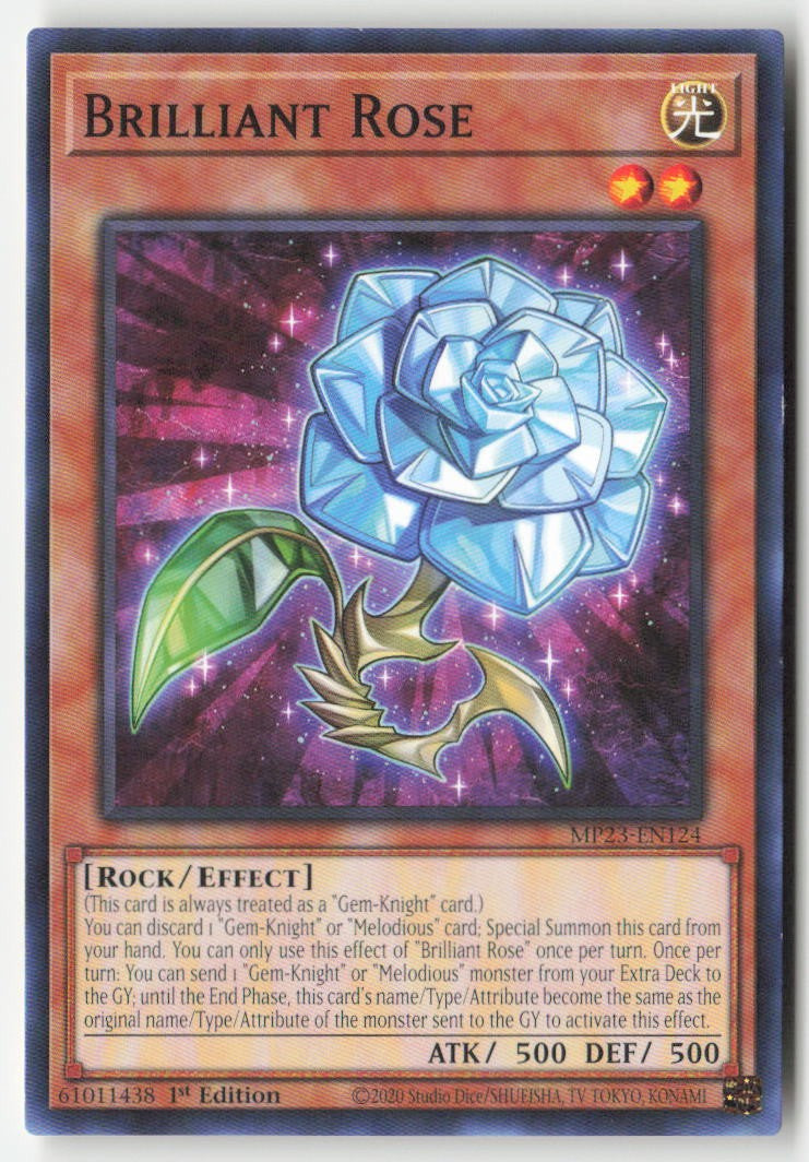 Brilliant Rose MP23-EN124 1st Edition Common Moderately Played