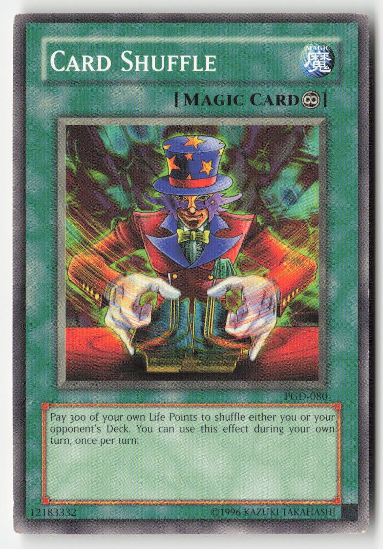 Card Shuffle PGD-080 Unlimited Common Moderately Played, Front