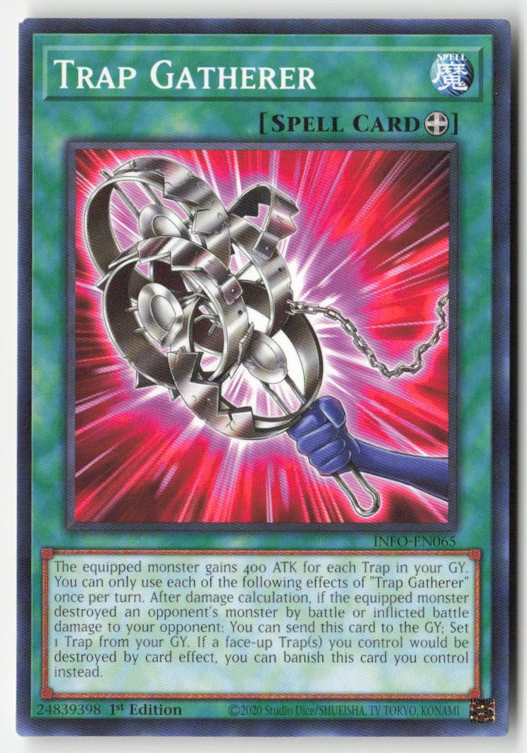 Trap Gatherer INFO-EN065 1st Edition Common Moderately Played