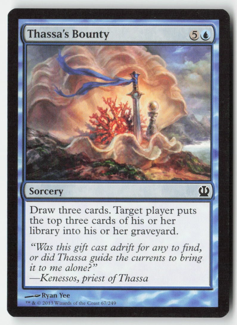 Thassa's Bounty THS 67 Common Moderately Played