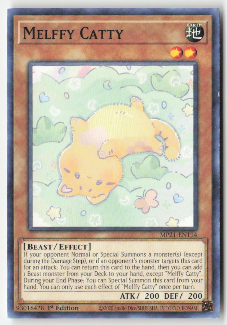 Melffy Catty MP21-EN114 1st Edition Common Moderately Played