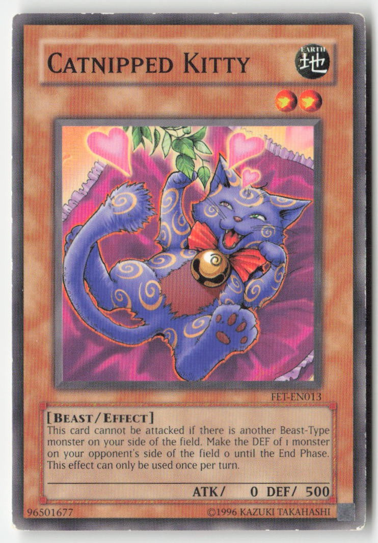 Catnipped Kitty FET-EN013 Unlimited Common Moderately Played