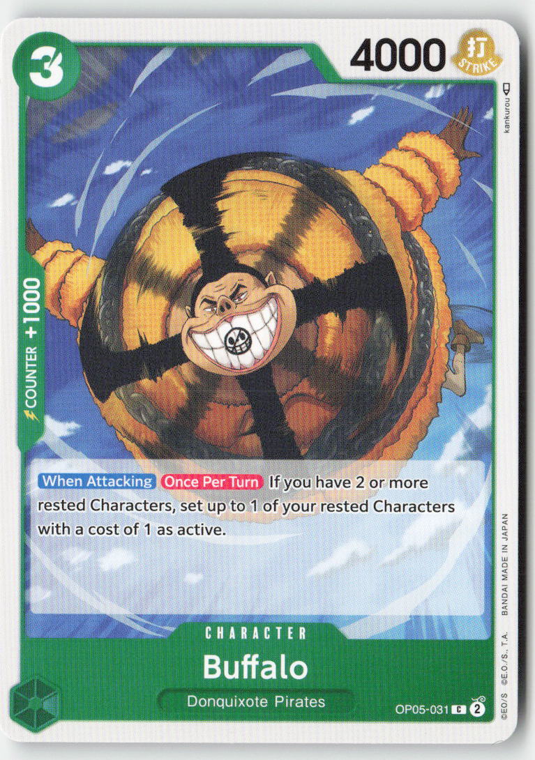 Buffalo OP05-031 Normal Common Lightly Played, Front