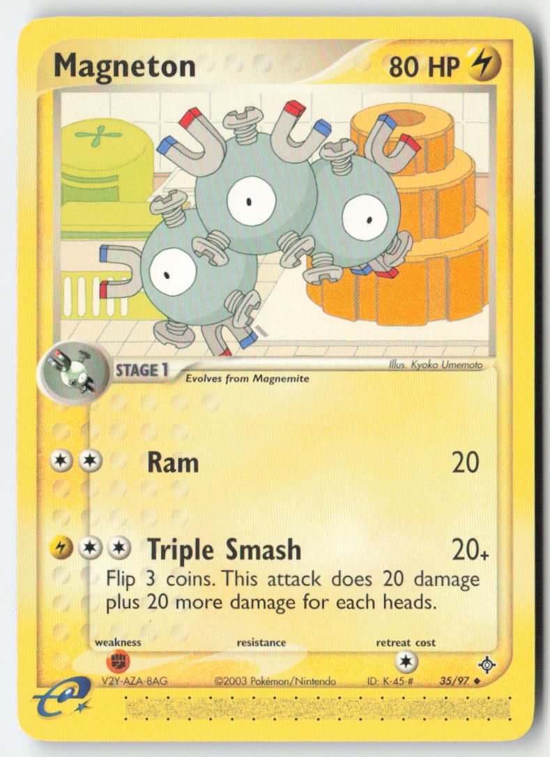Magneton 35/97 Regular Dragon Moderately Played, Front