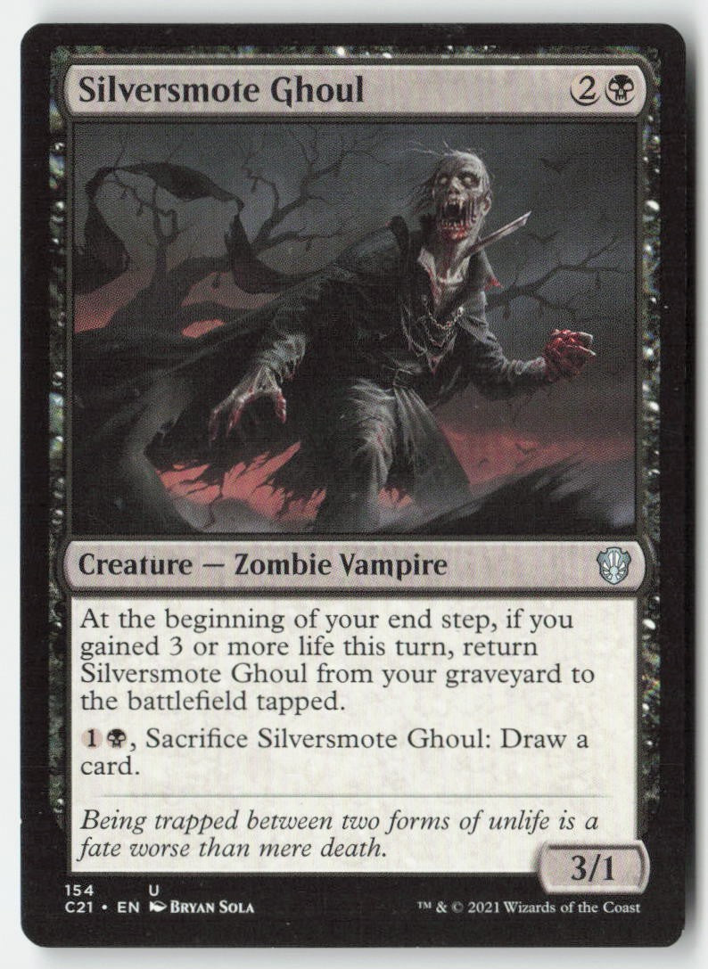 Silversmote Ghoul C21 154 Uncommon Moderately Played