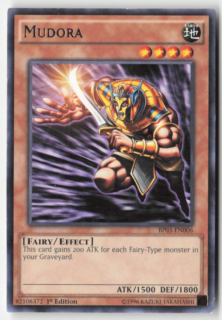 Mudora BP03-EN006 1st Edition Rare Moderately Played