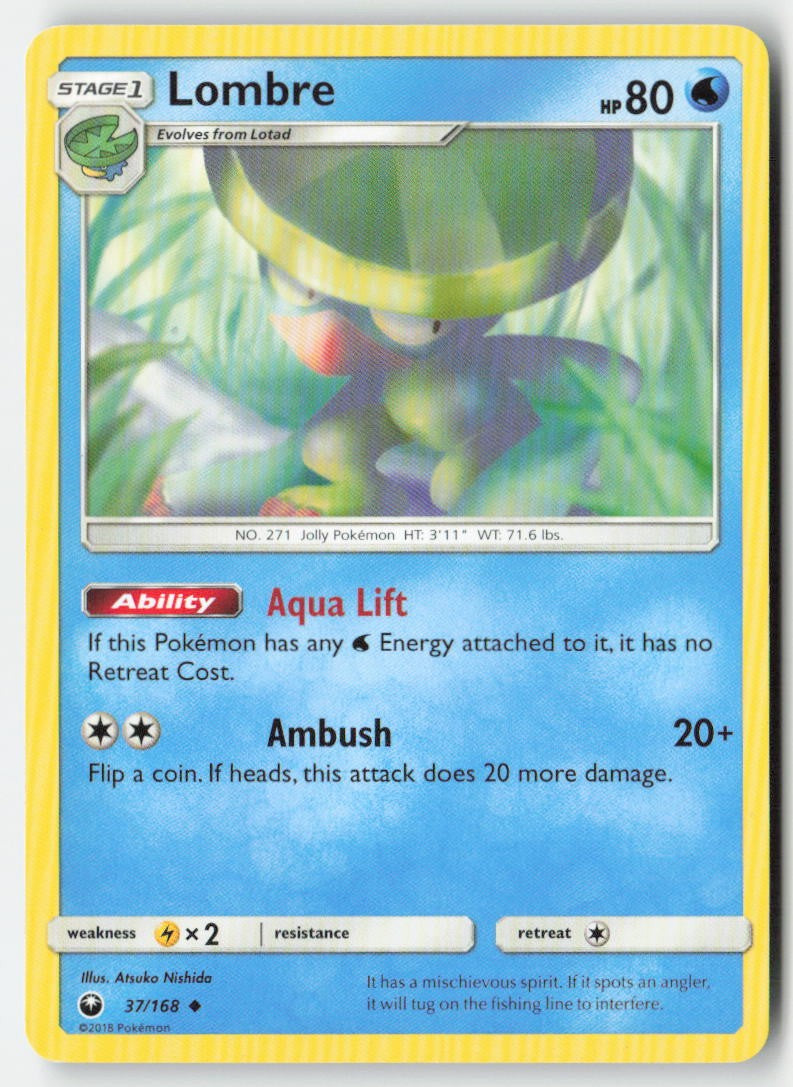 Lombre 37/168 Regular Celestial Storm Moderately Played