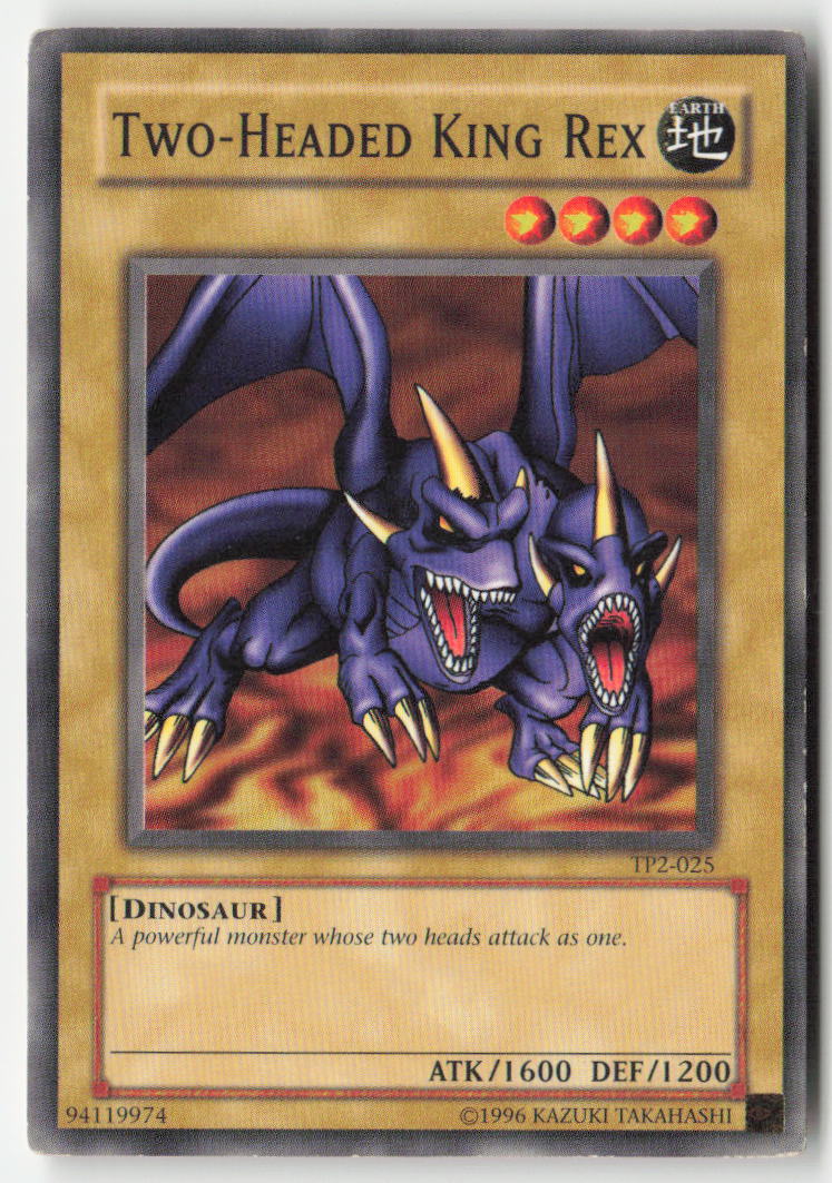 Two-Headed King Rex TP2-025 Unlimited Common Moderately Played