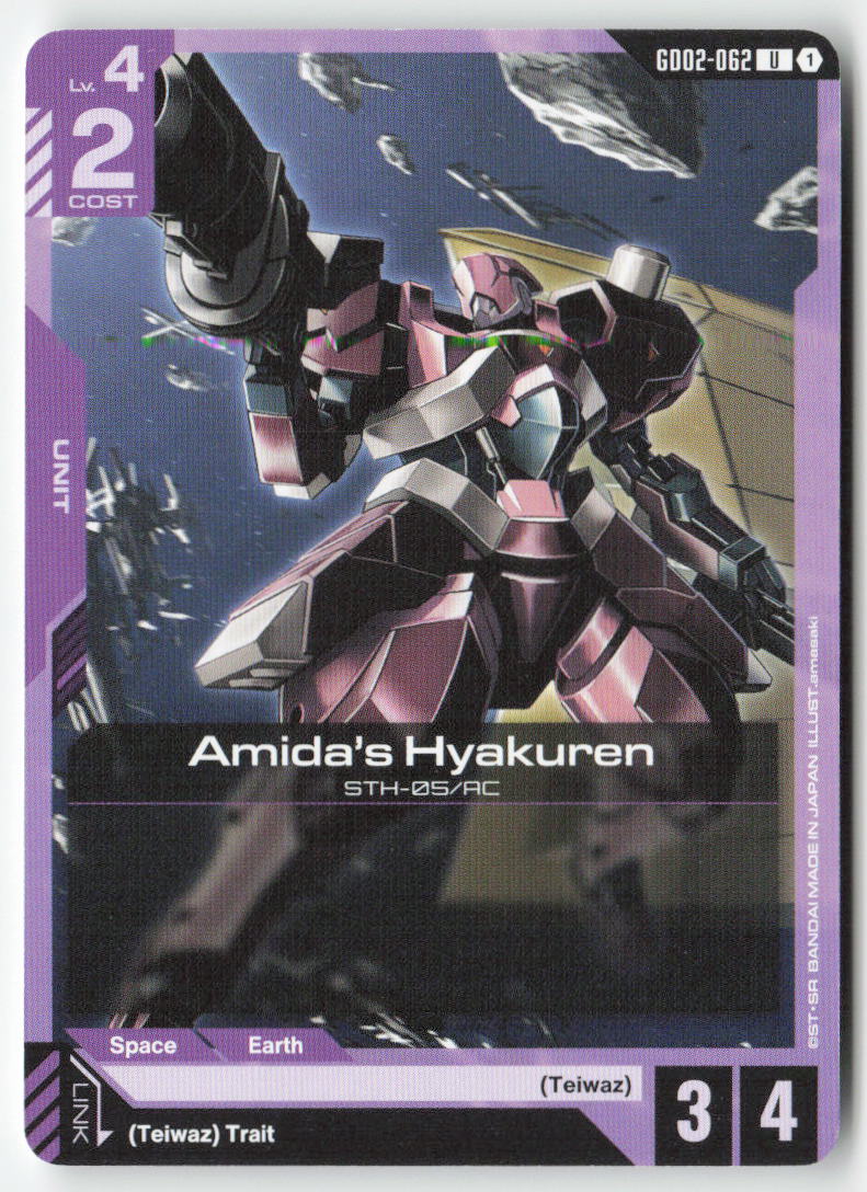 Amida's Hyakuren GD02-062 Uncommon Normal Lightly Played
