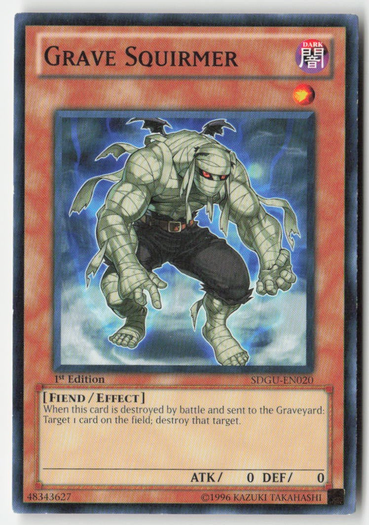 Grave Squirmer SDGU-EN020 1st Edition Common Moderately Played