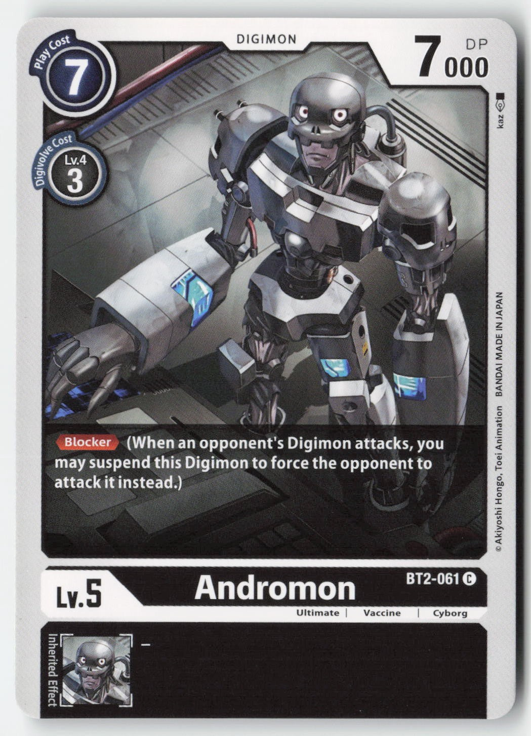 Andromon BT2-061 Normal Common Lightly Played
