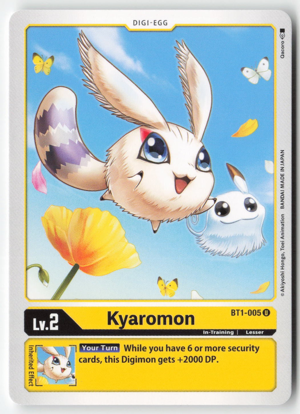 Kyaromon BT1-005 Normal Uncommon Lightly Played