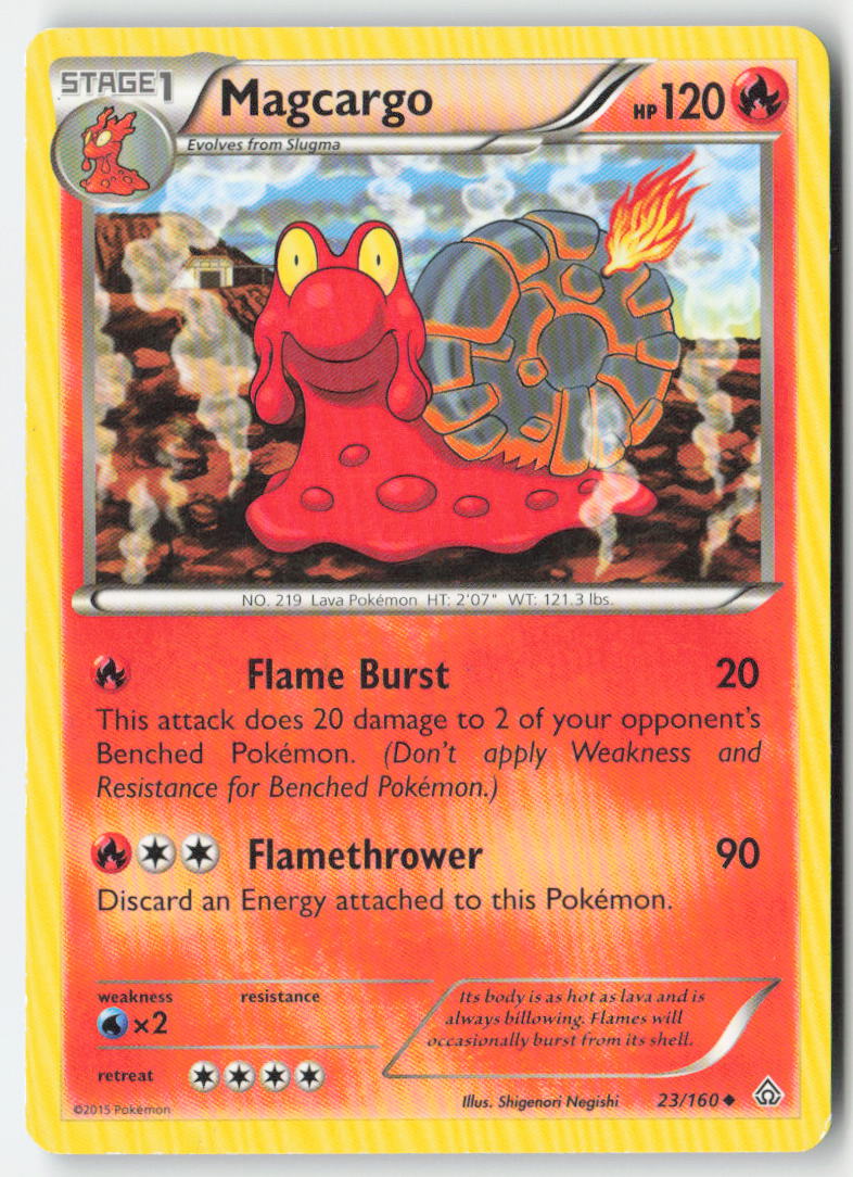Magcargo 23/160 Regular Primal Clash Moderately Played