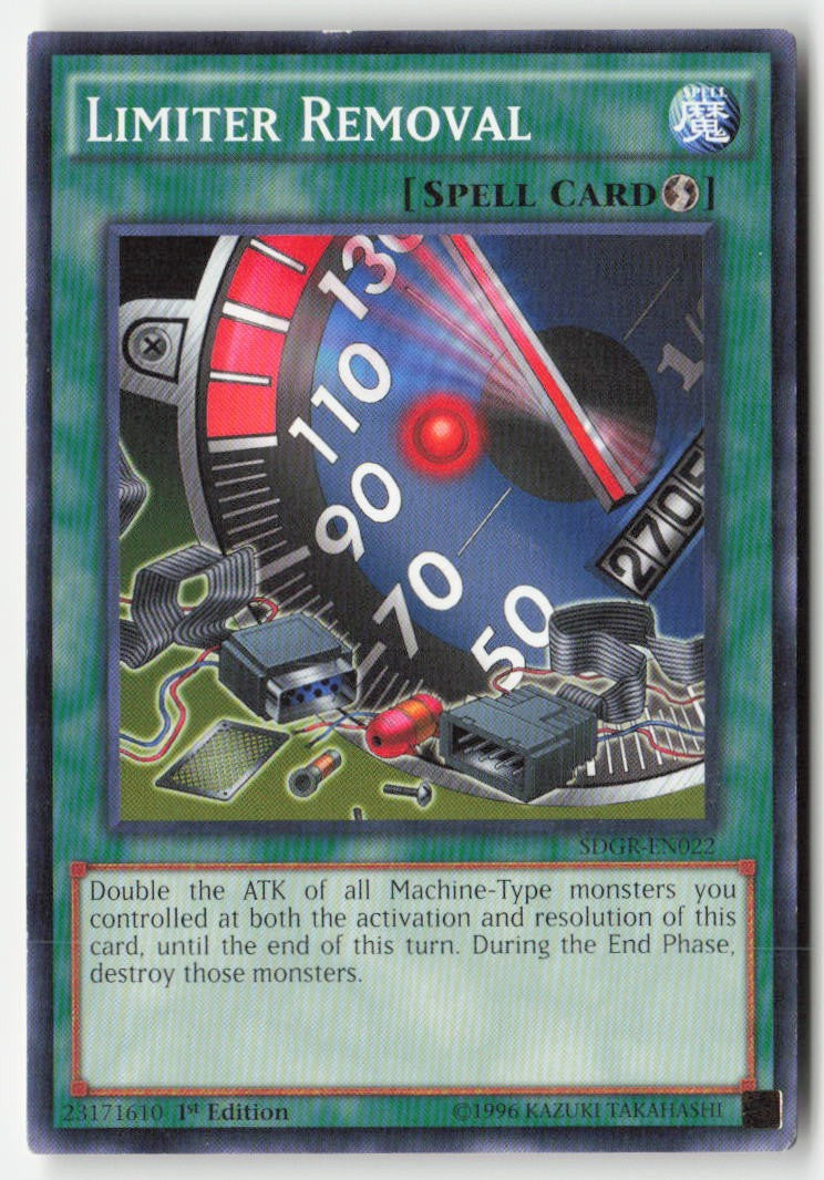Limiter Removal SDGR-EN022 1st Edition Common Moderately Played, Front