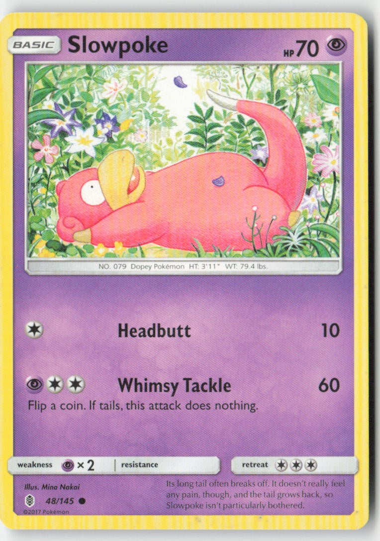 Slowpoke 48/145 Regular Guardians Rising Moderately Played