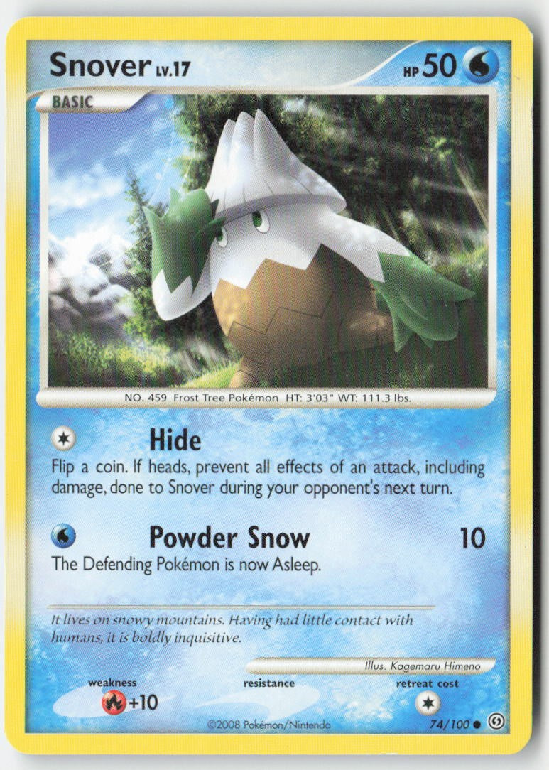 Snover 74/100 Regular Stormfront Moderately Played