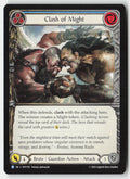 Clash of Might (Blue) #HVY139 - Heavy Hitters - Flesh and Blood - Rare - Near Mint