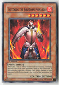 Thestalos the Firestorm Monarch SD3-EN011 1st Edition Common Moderately Played