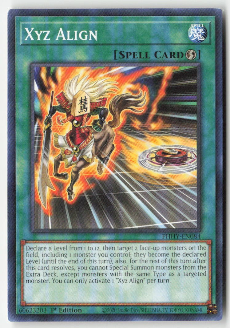 Xyz Align PHHY-EN084 1st Edition Common Moderately Played, Front