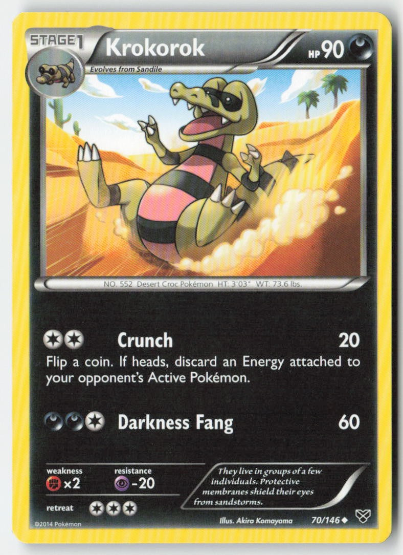 Krokorok 70/146 Regular XY Moderately Played