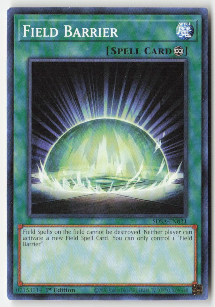 Field Barrier SDSA-EN031 1st Edition Common Moderately Played