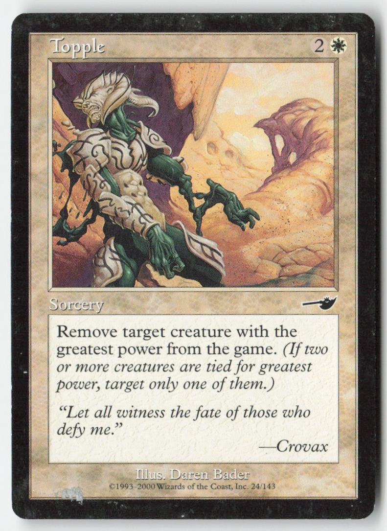 Topple NEM 24 Common Moderately Played
