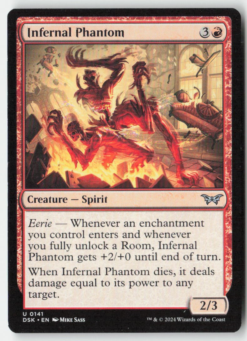 Infernal Phantom DSK 141 Uncommon Moderately Played