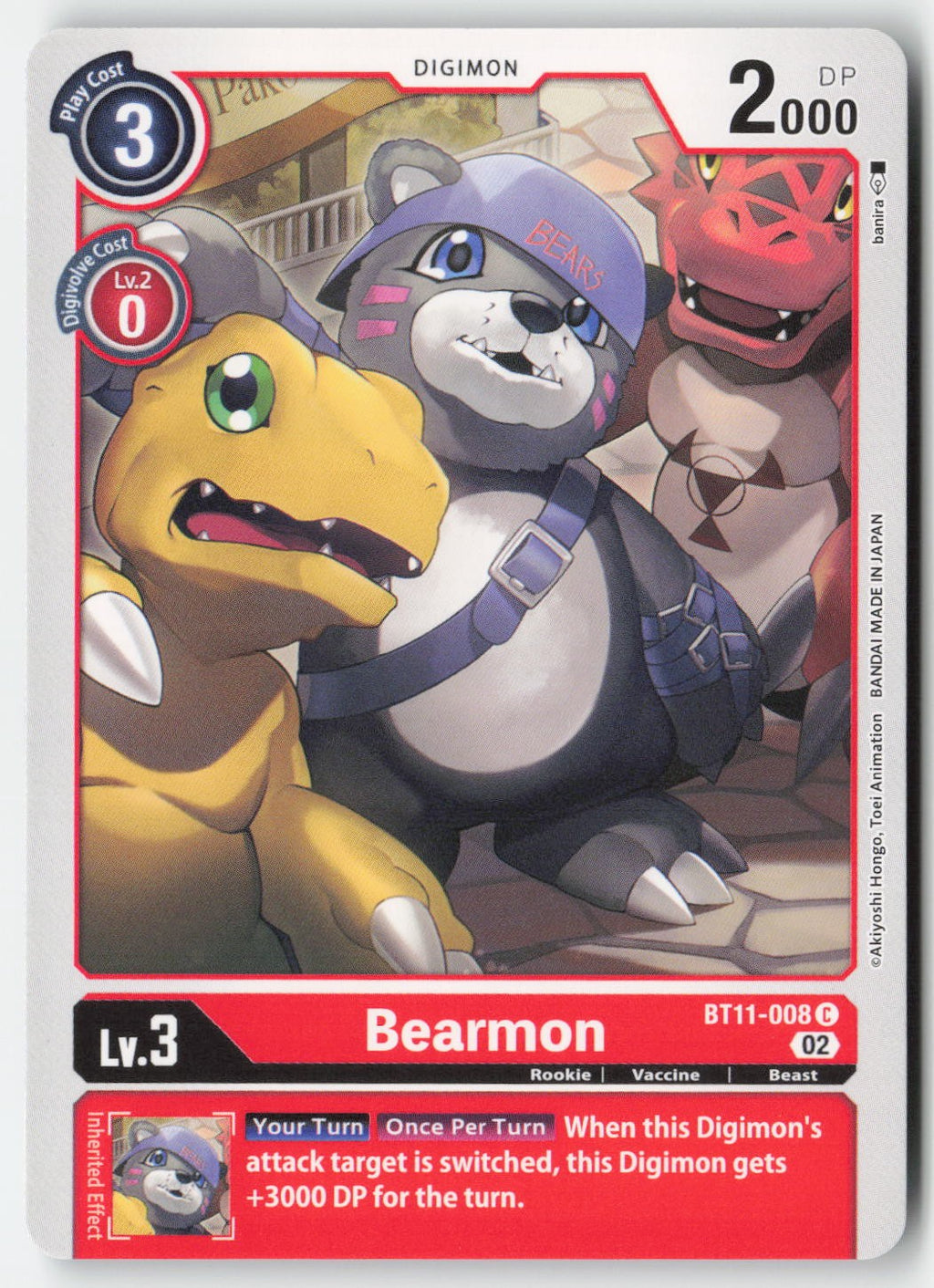 Bearmon BT11-008 Normal Common Lightly Played